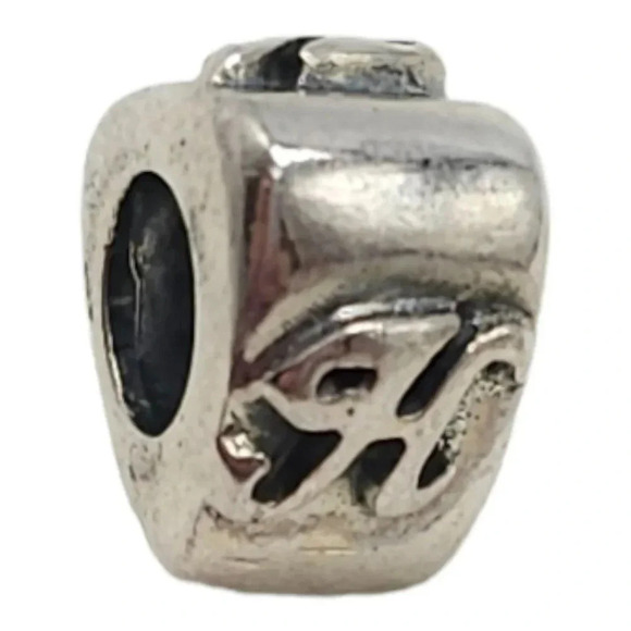 Tara’s Diary Initial H Bead Made in Ireland Sterling NOS Celtic Trinity Knot - Picture 1 of 4